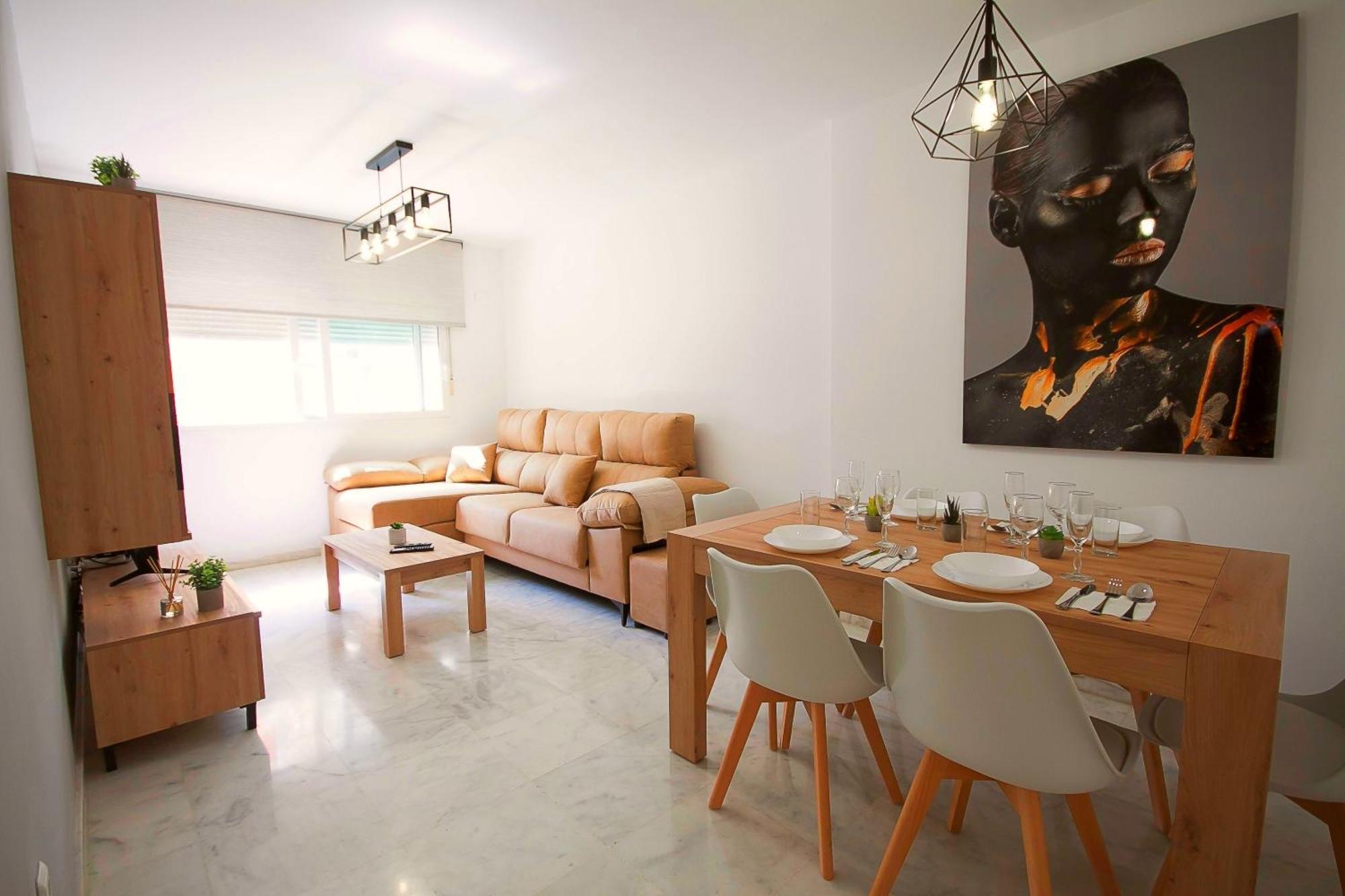Ave Huelin 3Rooms Alojamiento Con Parking Y Ac Málaga Dış mekan fotoğraf